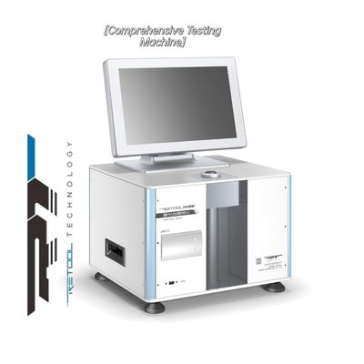 Sensor Laser CCD Pengukuran Akurat Cigar Circle Tester Sampling Rotasi 360 Derajat