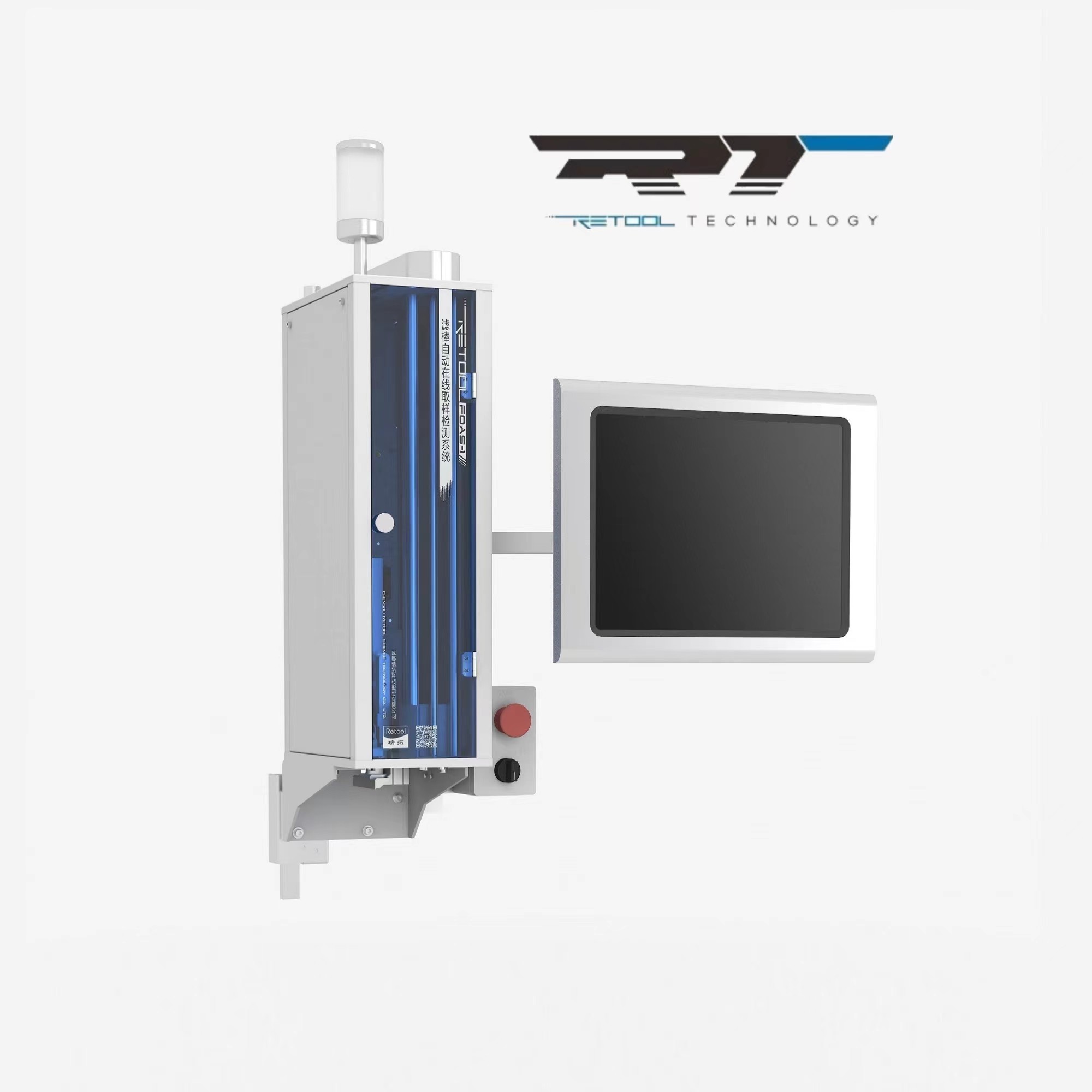 Sistem Deteksi Batang Filter Kontrol PLC Otomatis FOAS 5Pcs/ Menit