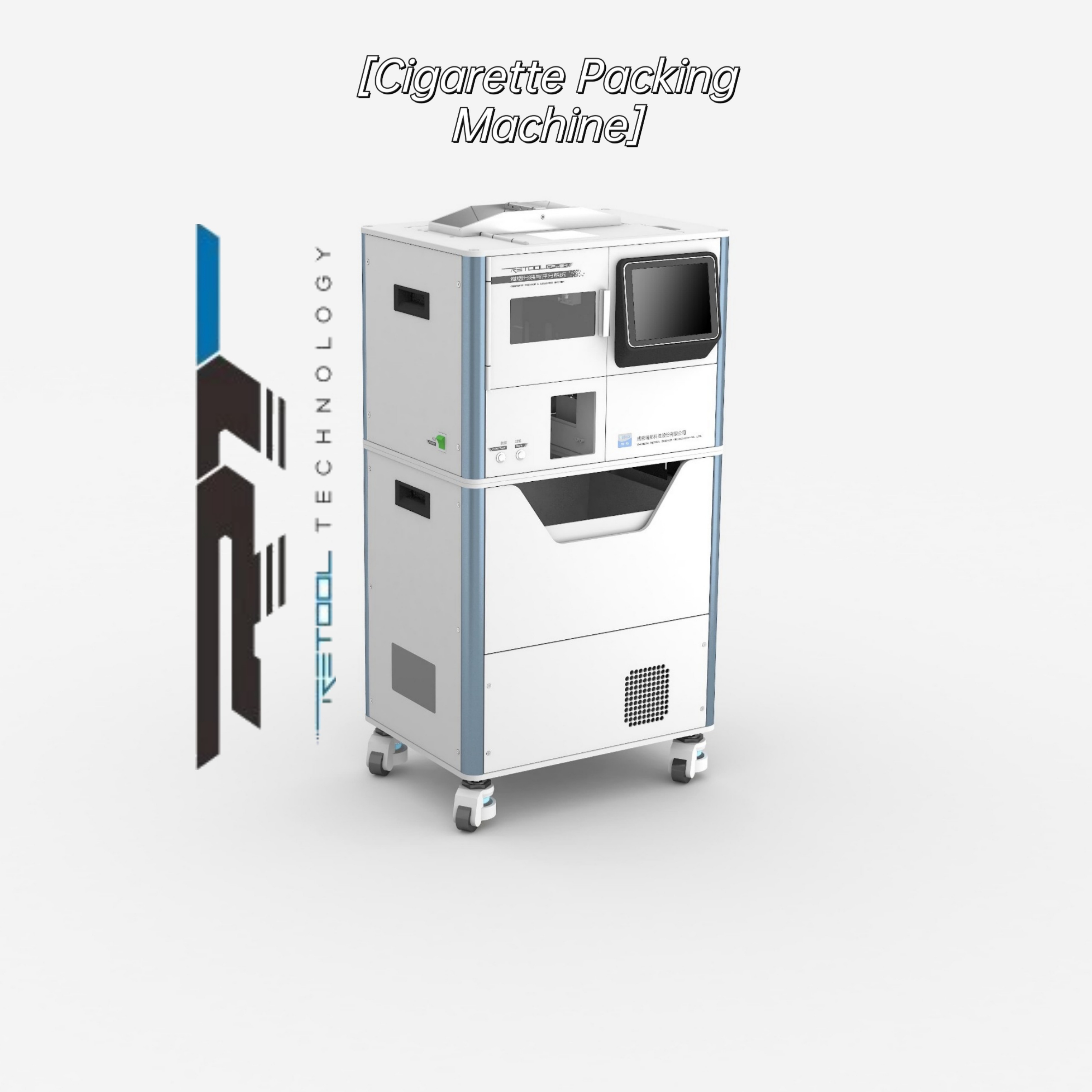IS019001 AC220V 50HZ Kode Penyemprotan Mesin Rokok OEM